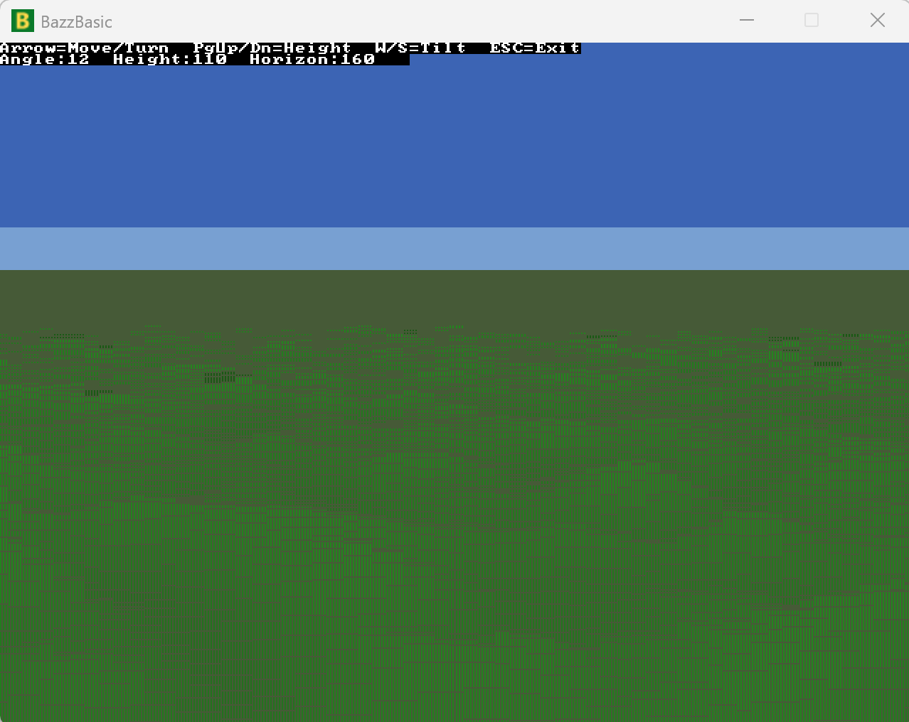 BazzBasic voxel graphics example